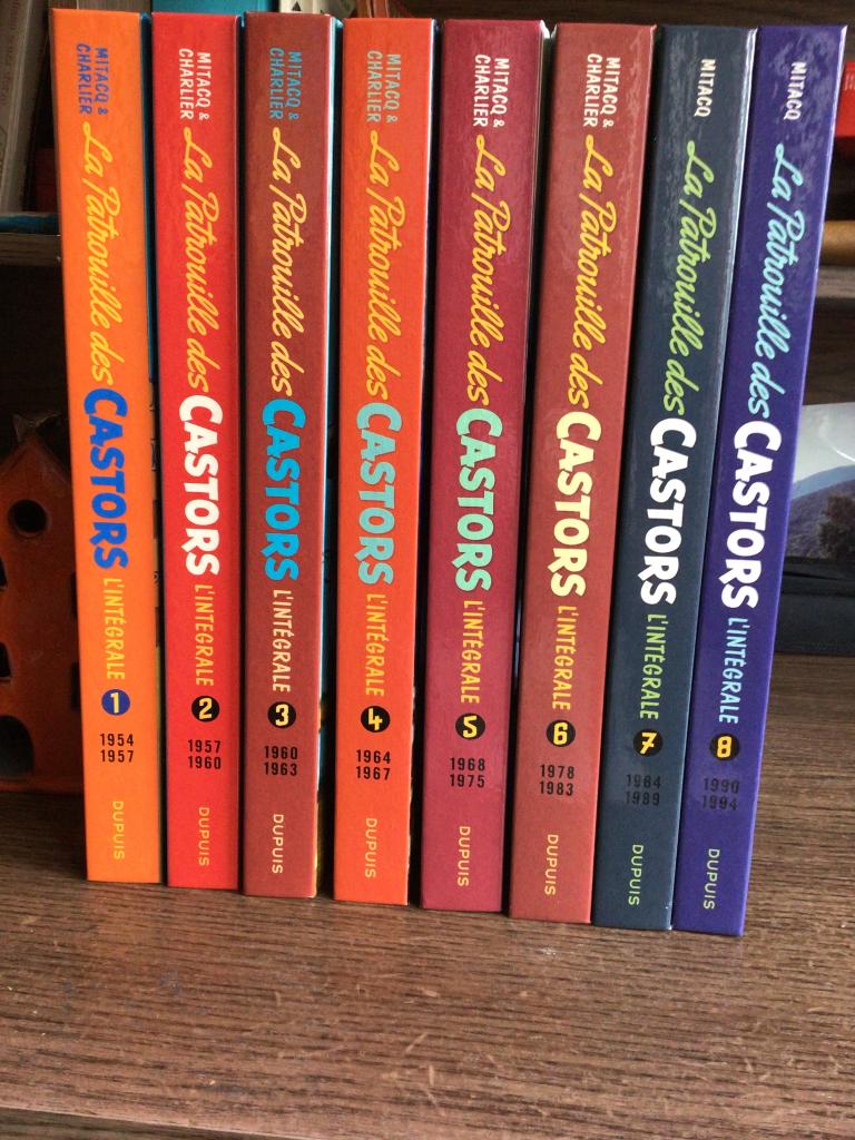 La patrouille des castors intégrale en 8 vol état neuf, Livres, BD, Plusieurs BD, Enlèvement, Neuf, Mitacq - Charlier