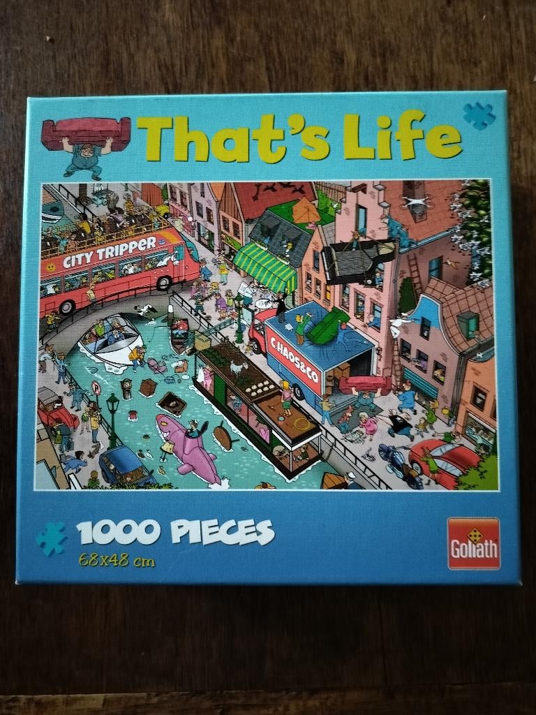 That's life puzzel 1000 stukjes, Ophalen, 500 t/m 1500 stukjes, Zo goed als nieuw, Legpuzzel