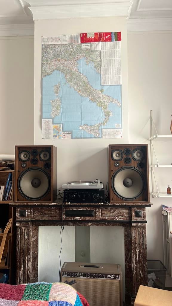 Chaine Hifi Kenwood 777a + ampli Teac+ Tourne disque sony, Enlèvement, Comme neuf, Sony