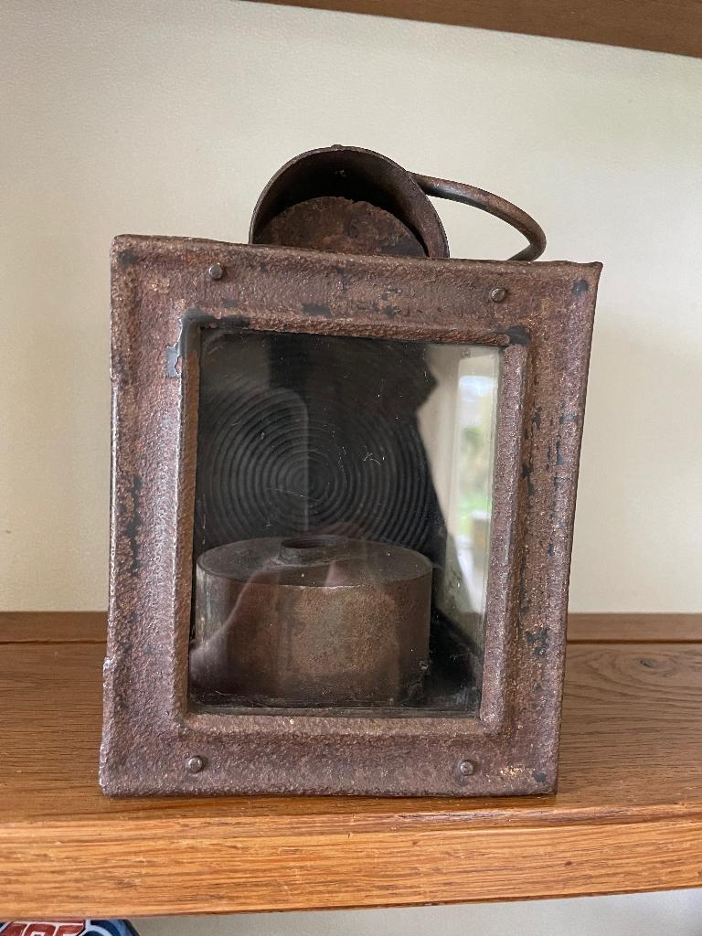 Heel oud olie mijnlamp, Antiek en Kunst, Antiek | Verlichting, Ophalen