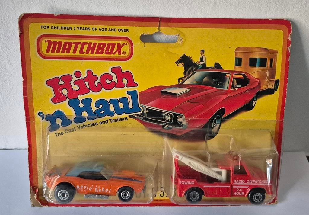 Zeldzaam! Matchbox hitch 'n haul TP-32, Ophalen of Verzenden, Gebruikt, Auto