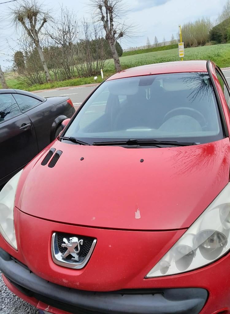 Peugeot 206+ (benzine euro norm 4), Auto's, Voorwielaandrijving, 206+, Stof, Zwart