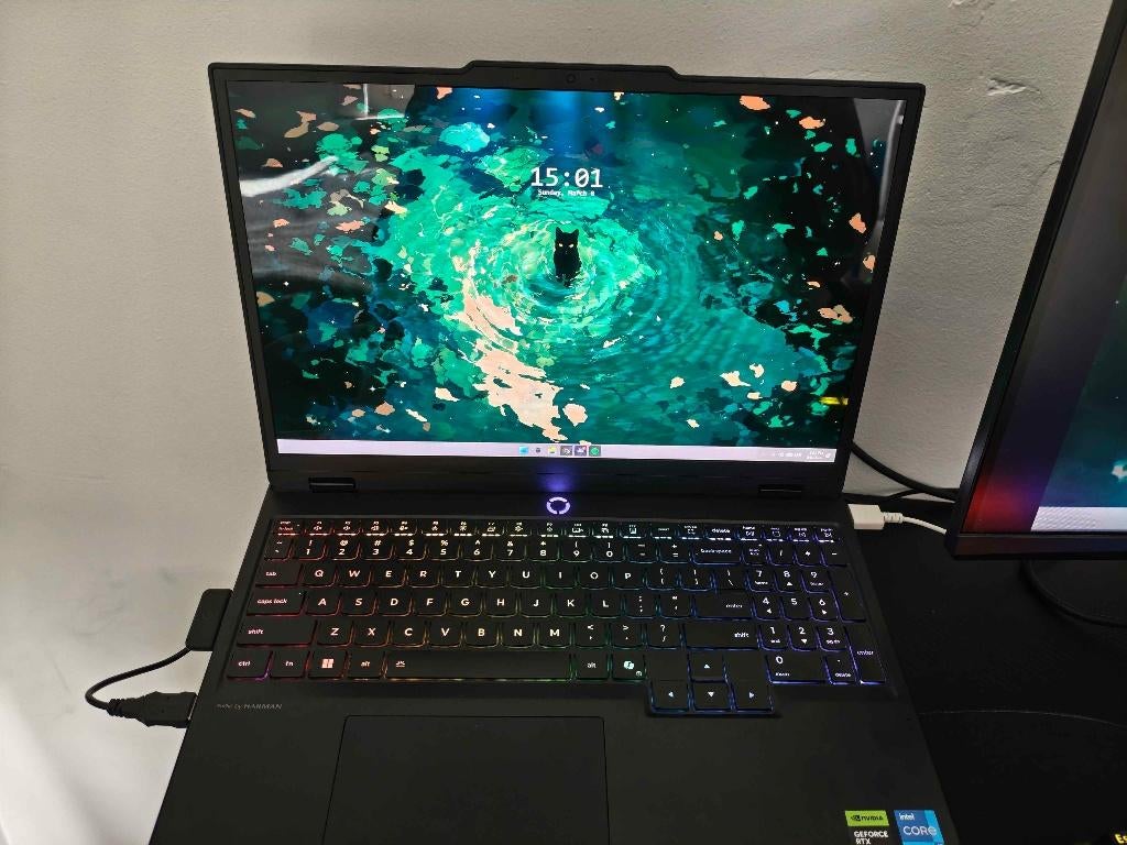 gaming laptop OLED te koop/ruil, Computers en Software, Windows Laptops, Ophalen, Met videokaart, Zo goed als nieuw, Gaming