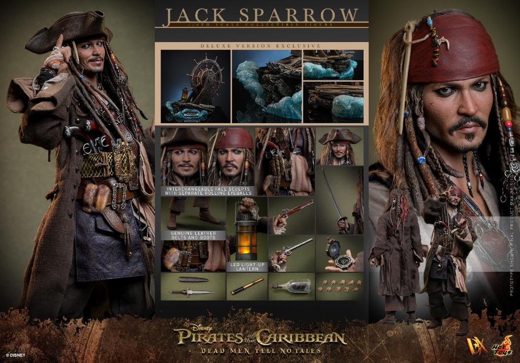 Hot Toys Pirates Of The Caribbean Jack Sparrow DX38 Nieuw, Verzamelen, Verzenden, Nieuw