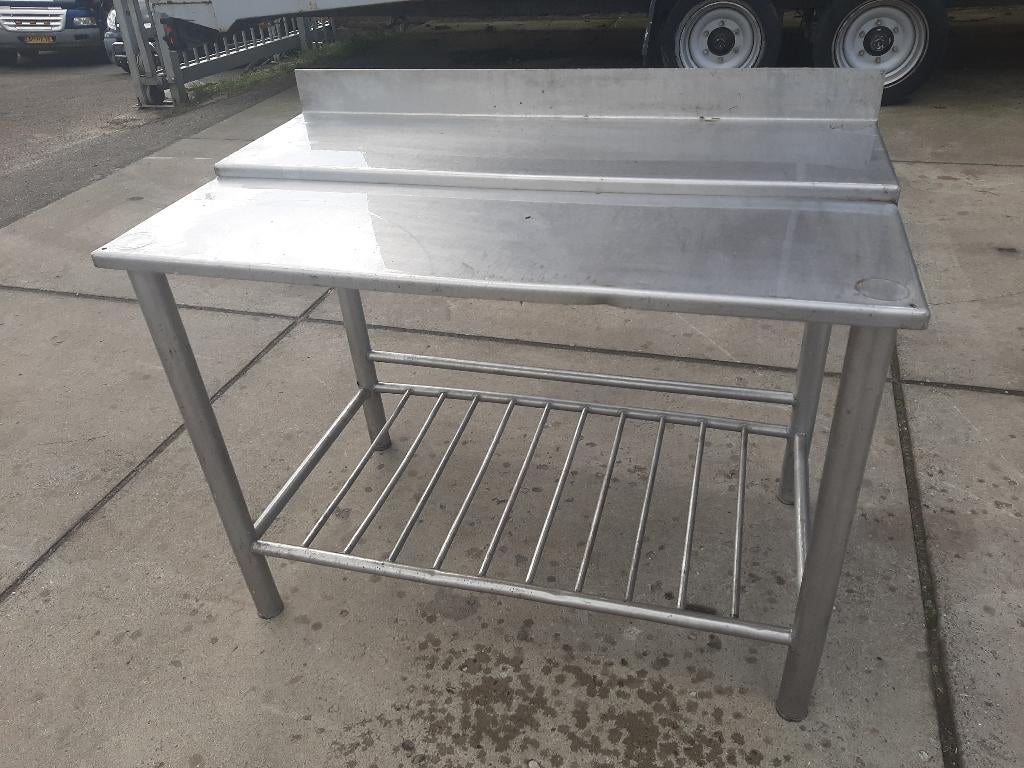 établi en acier inoxydable/table de travail, Enlèvement, Utilisé