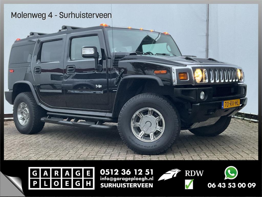 Hummer H2 6.0 V8 Perfect mooi origineel Voll.Onderhoud Young, Achat, Entreprise, Automatique, Cruise Control