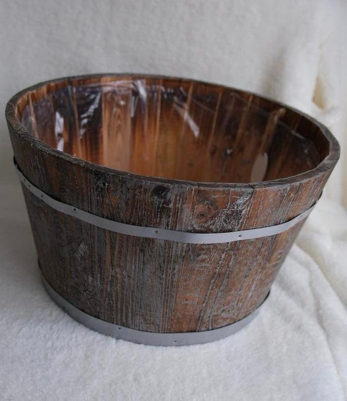 Seau bois rustique - Accessoire Photo Newborn, Enlèvement, Comme neuf