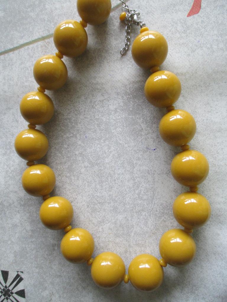 halskettingen, Bijoux, Sacs & Beauté, Colliers, Enlèvement ou Envoi, Comme neuf, Brun, Synthétique