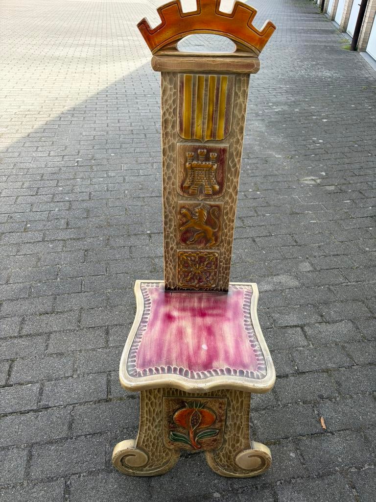 Sierstoel, Huis en Inrichting, Woonaccessoires | Zuilen en Pilaren, Ophalen, Zo goed als nieuw