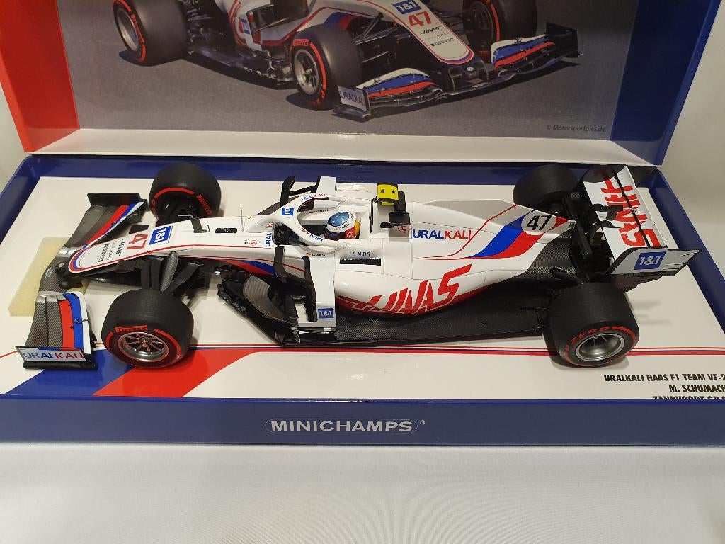 Mick Schumacher Haas F1 Team VF-21 GP des Pays-Bas 2021 1:18, Hobby & Loisirs créatifs, Voitures miniatures | 1:18, Neuf, Voiture