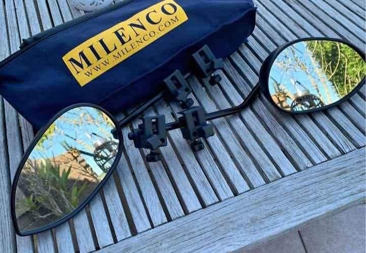 spiegels caravan milenco, Caravanes & Camping, Caravanes & Camping Autre, Enlèvement, Comme neuf