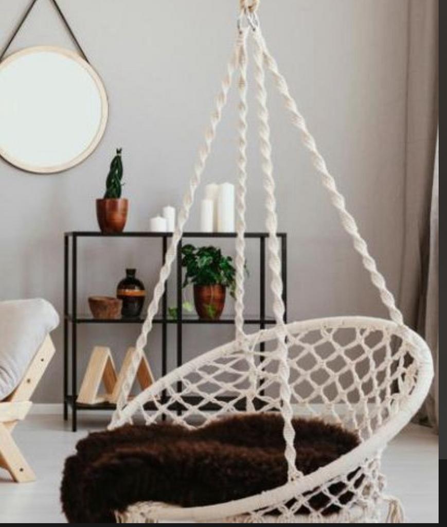 chaise suspendue au plafond, Tuin en Terras, Ophalen, Zo goed als nieuw