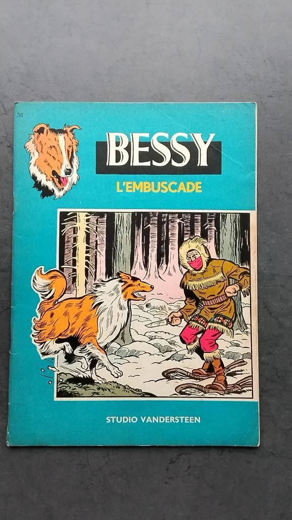 Bessy L’embuscade uit 1961. Franstalig, Boeken, Stripverhalen, Eén stripboek, Ophalen of Verzenden, Gelezen