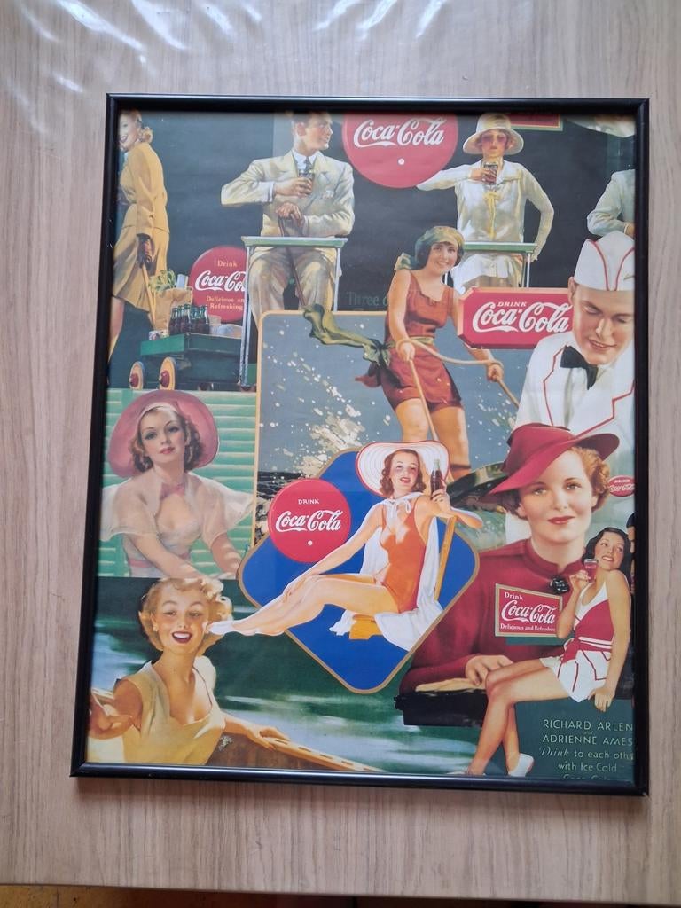 Coca cola kader, Verzamelen, Ophalen of Verzenden