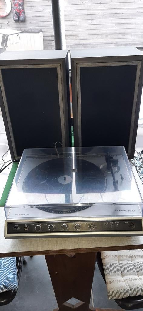 platenspeler realistic, TV, Hi-fi & Vidéo, Enlèvement, Tourne-disque