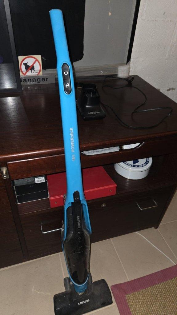Samsung Powerstick 18V Stofzuiger, Elektronische apparatuur, Stofzuigers, Ophalen, Gebruikt, Reservoir, Stofzuiger