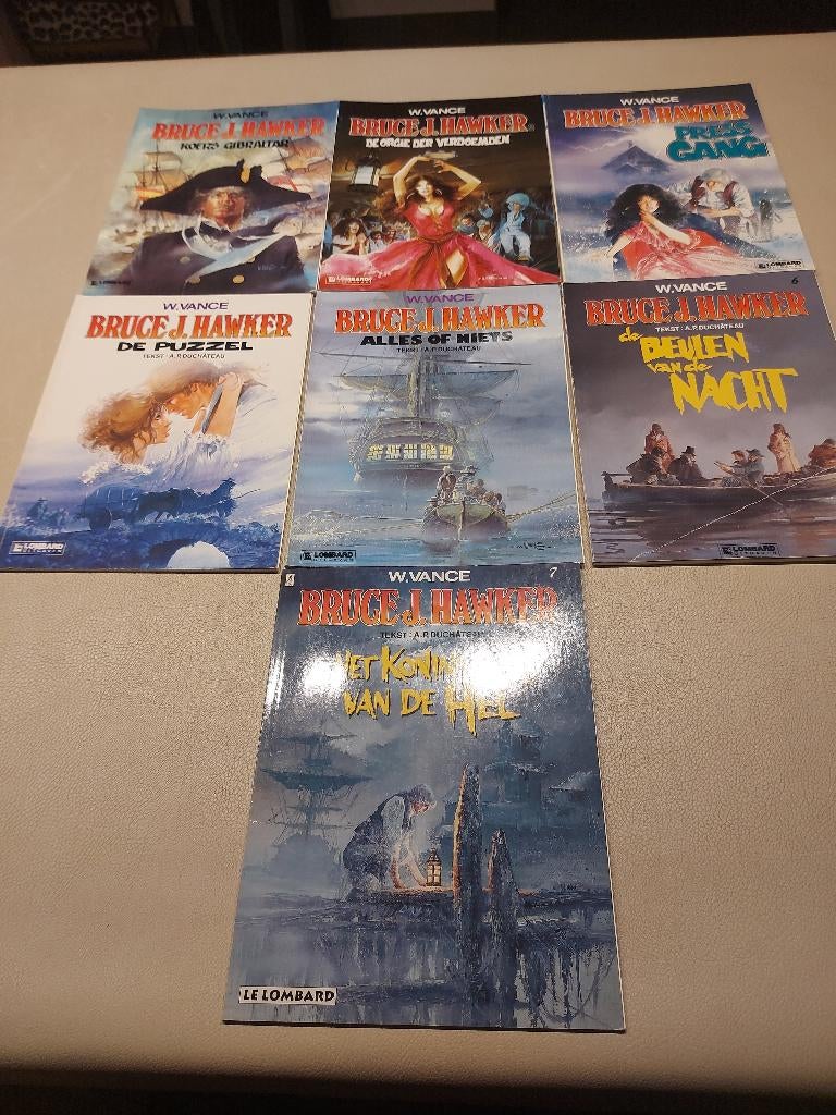 Bruce J.Hawker 1 - 7, Livres, BD, Série complète ou Série, Enlèvement ou Envoi