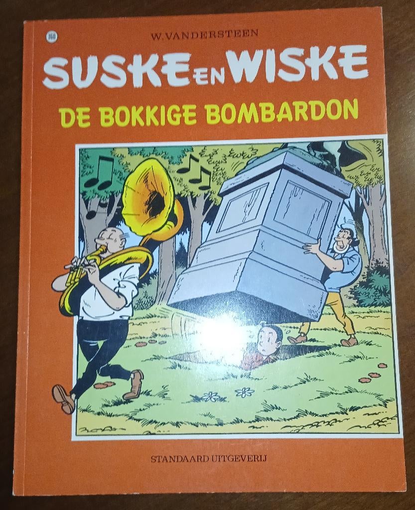 Suske en Wiske De bokkige bombardon (VK 160, 1ste druk,1976), Livres, Enlèvement ou Envoi, Willy Vandersteen, Une BD, Comme neuf