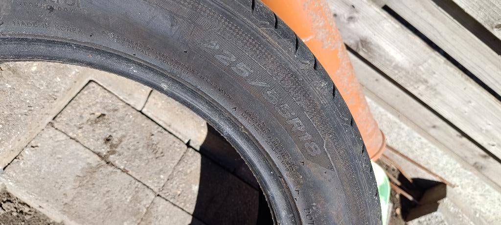 Autobanden2 banden hankook 225. 55 r18, Ophalen, 18 inch, Gebruikt, Band(en)