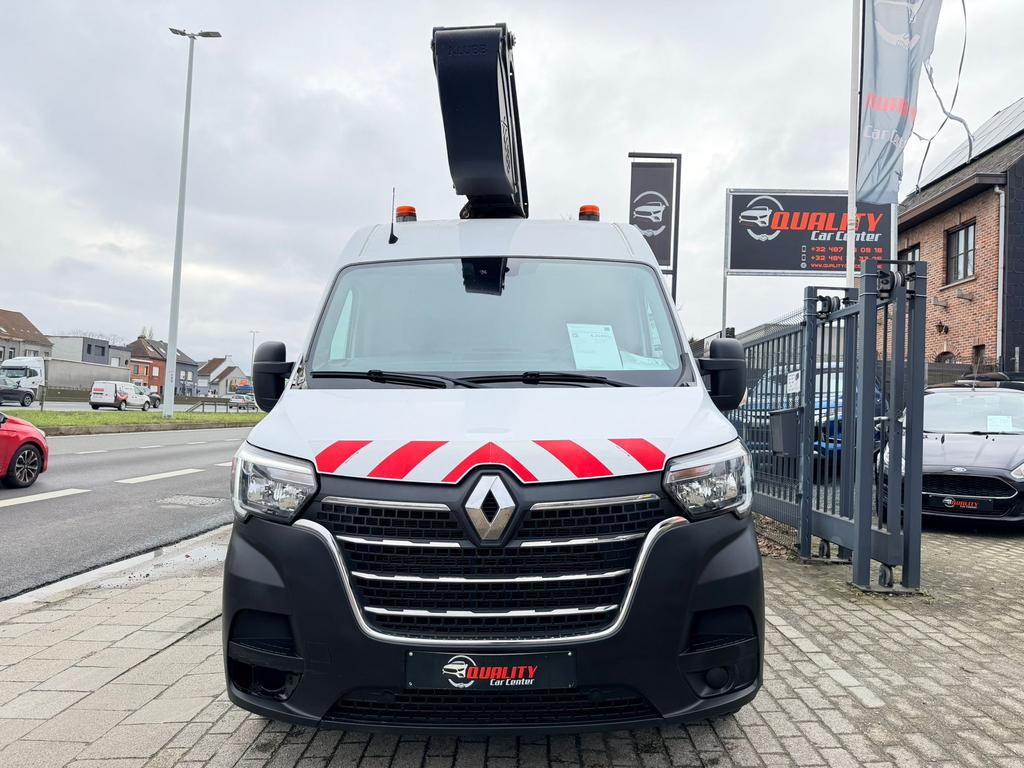 Renault Master Hoogtewerker 12,5m 2020 109dkm 2.3dci 3zitpl, Auto's, Bestelwagens en Lichte vracht, Voorwielaandrijving, Stof