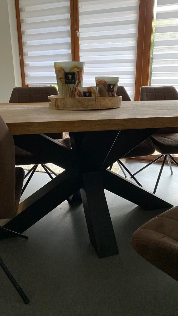 Table en chêne clair naturelle , 2.40/100 mètres, Maison & Meubles, Enlèvement, Comme neuf, Rectangulaire, Chêne