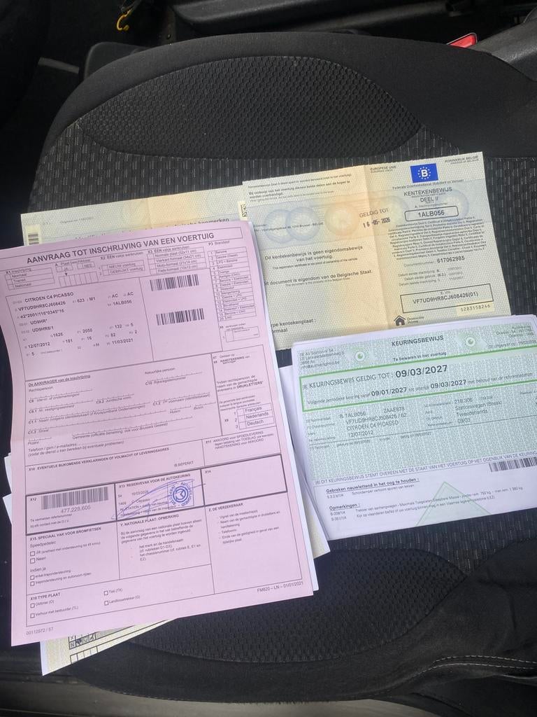 Citroen c4 Picasso/gekeurd v verkoop, Auto's, Citroën, Voorwielaandrijving, Euro 5, Zwart, 4 cilinders