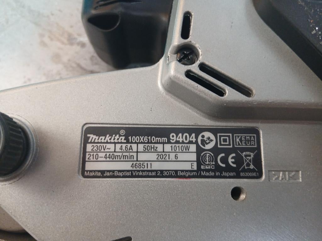 Bandschuurmachine, Ophalen