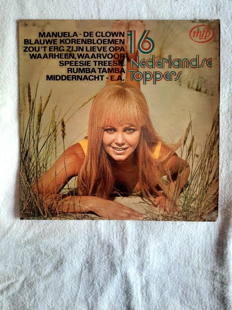 16 Nederlandse Toppers, Cd's en Dvd's, Vinyl | Overige Vinyl, Gebruikt, Ophalen