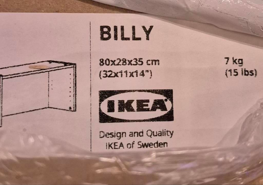 Rajoute d'étagère Billy Ikea de couleur blanche, Enlèvement ou Envoi