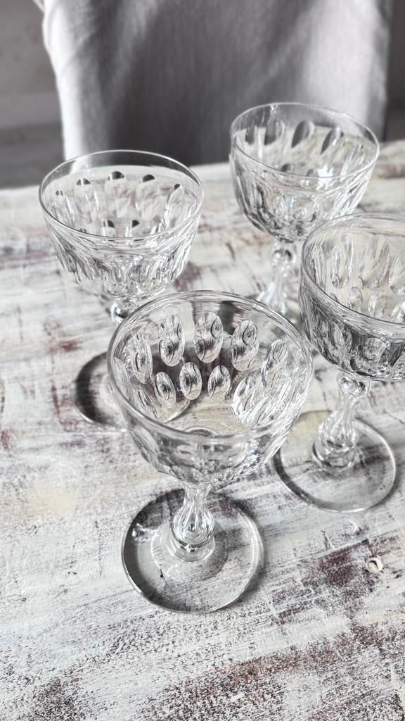 Val saint Lambert glazen, Ophalen