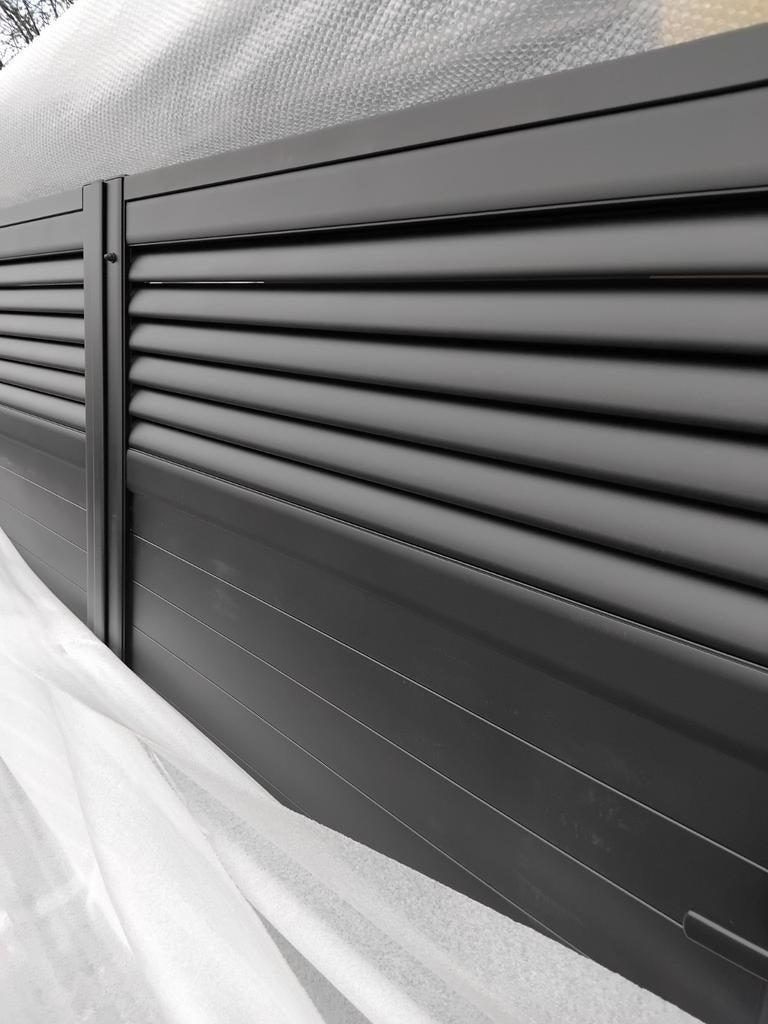 Coulissant portail poteaux portillon  Aluminium, Bricolage & Construction, Plaques & Panneaux