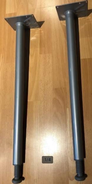 Pieds de bureau (2 pièces) (NOUVEAU), Enlèvement, Réglable en hauteur, Neuf