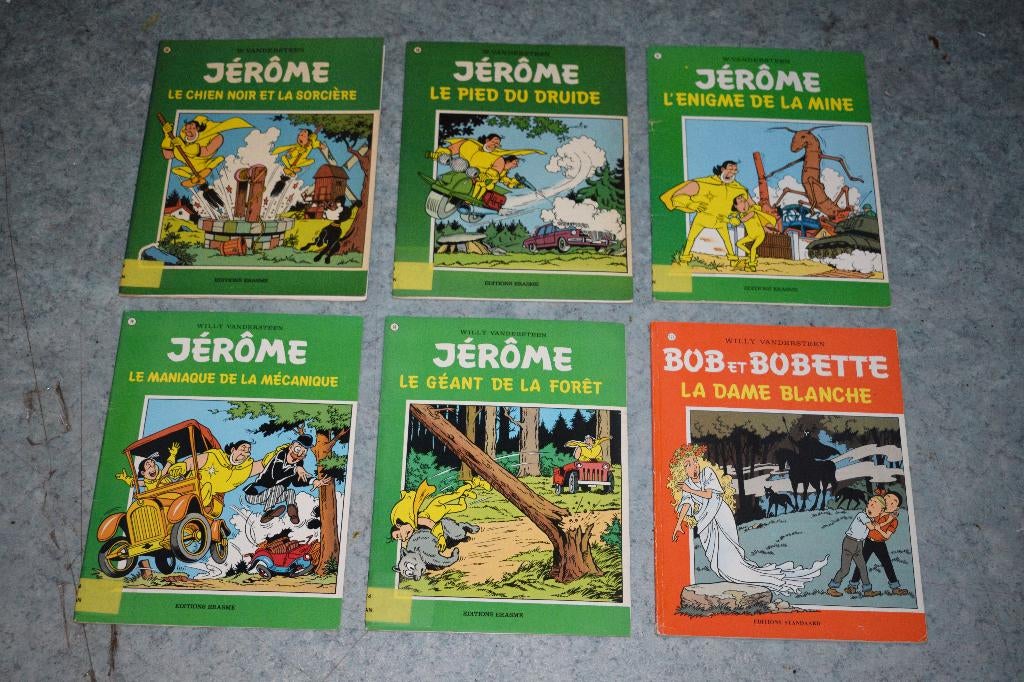 lot 6 bande dessinée jerome BD vandersteen, Livres, Enlèvement ou Envoi, Utilisé