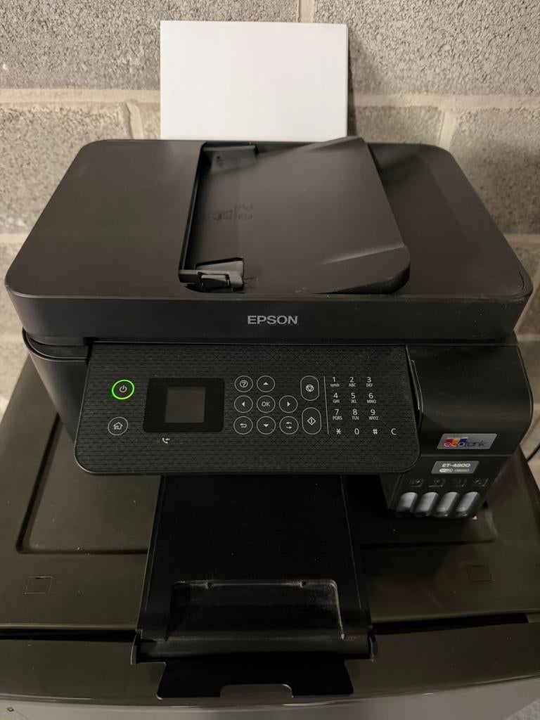 Imprimante Epson EcoTank ET-4800, Enlèvement, Comme neuf, Fax, Imprimante