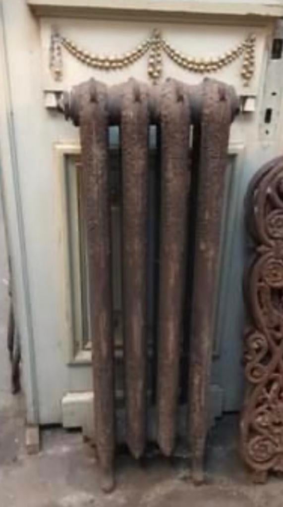 Antieke gietijzeren radiatoren, Ophalen