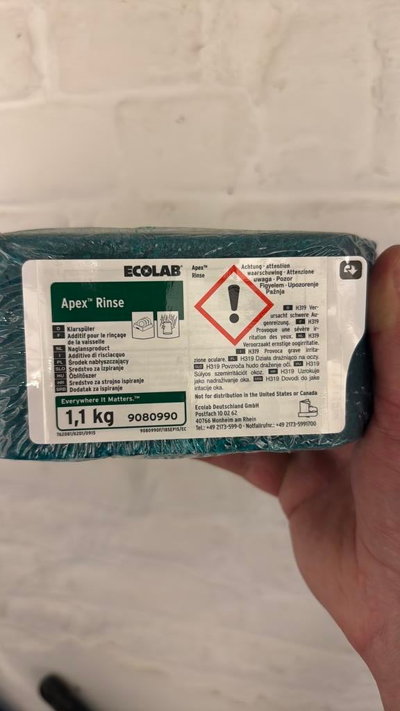 Ecolab détergents et additifs pour lave-vaisselle, Enlèvement, Comme neuf