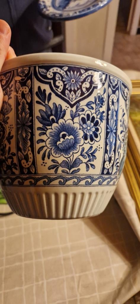 Vaas /pot delfts blauw, Ophalen