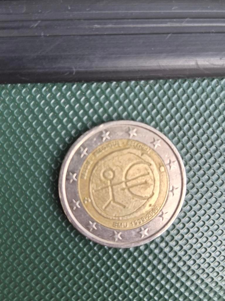 Piece de 2 euros rare a vendre.emu 1999-2009, Verzenden