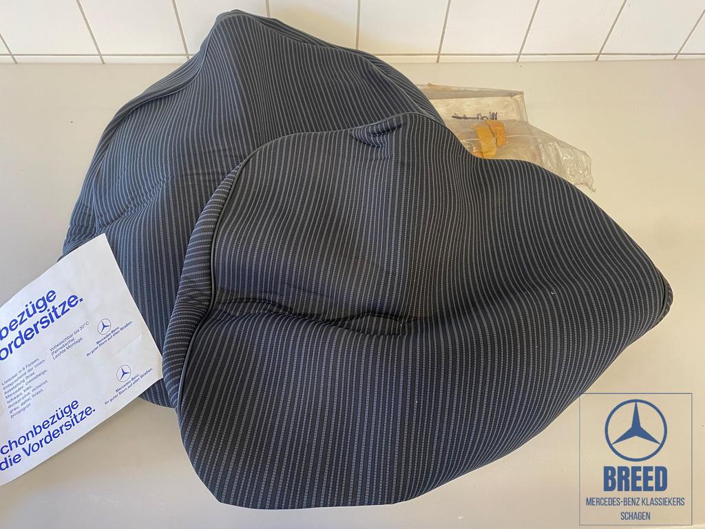NOS overtrekhoes voorstoel zwart voor Mercedes-Benz W124 S12, -, Nieuw, Ophalen of Verzenden, -