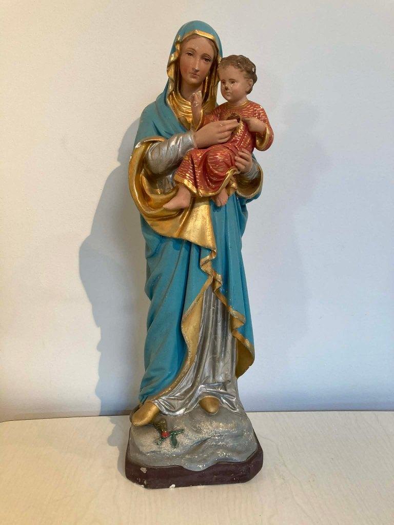 Beeld Maria OLV van het Heilig Hart (51 cm), Antiek en Kunst, Ophalen