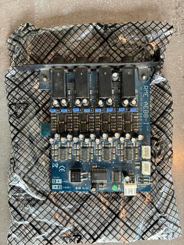 RME AEB 8-I uitbreidingskaart, Enlèvement ou Envoi, Utilisé