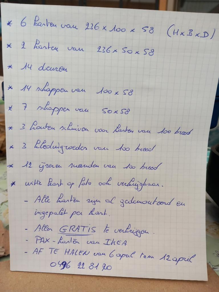 Dressingkasten, Huis en Inrichting, Kasten | Kleerkasten, Gebruikt, 200 cm of meer, Eik uitzicht, 50 tot 100 cm