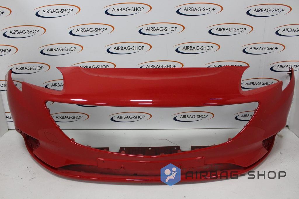 Voorbumper Opel Corsa E ORIGINEEL 39003567 Rood, Gebruikt, -, Voor, -