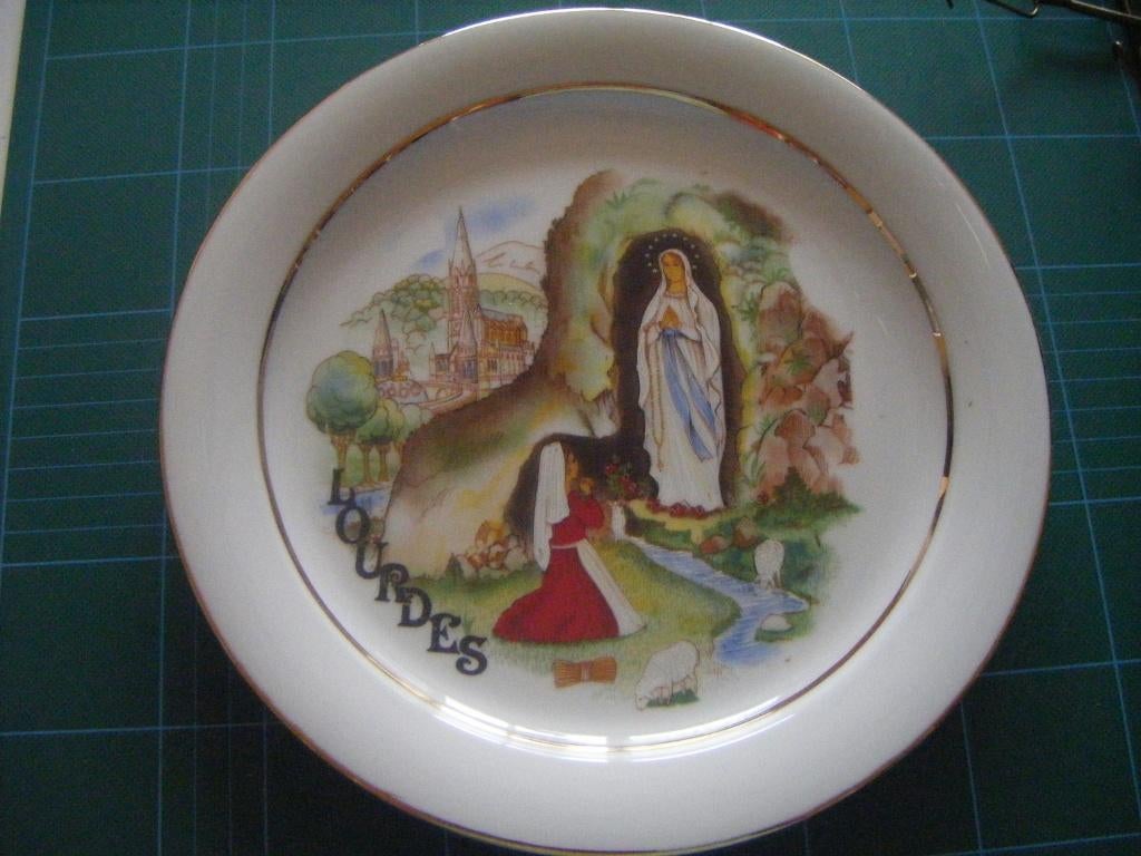 Assiette décorative « Lourdes », Antiek en Kunst, Ophalen