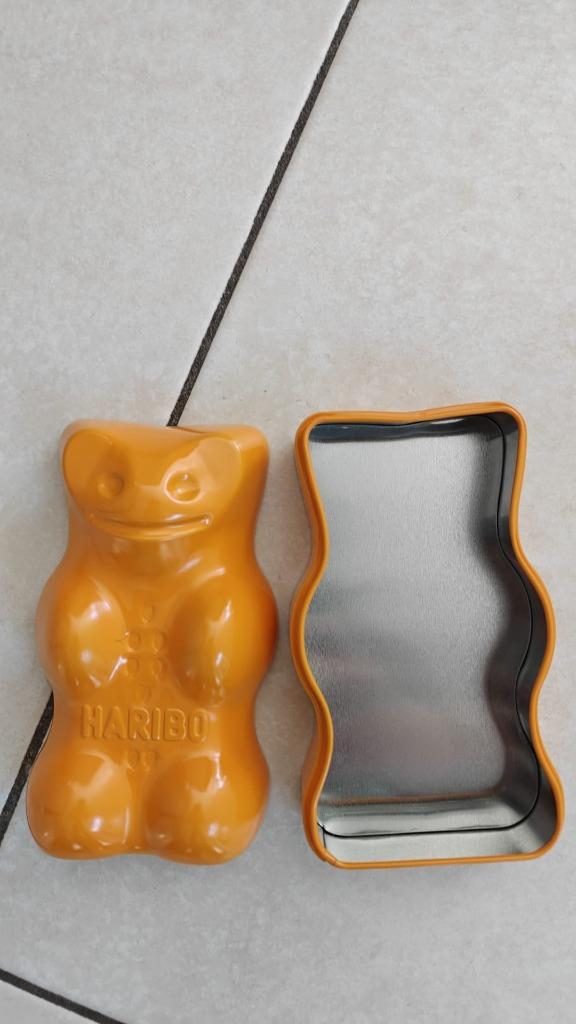 Blikken doosje Haribo voor verzamelaars, Ophalen