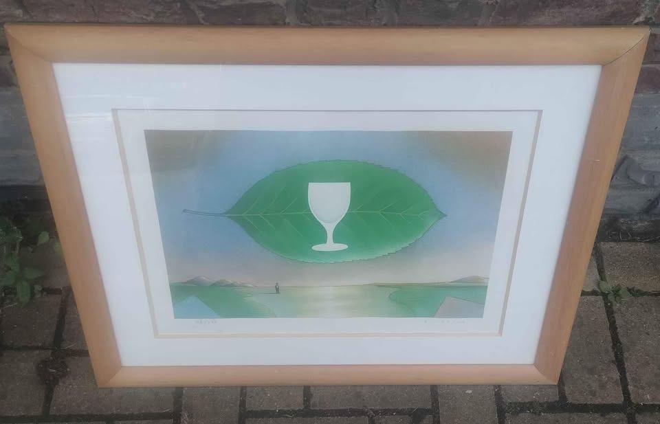 Lithographie signe jose goffin, Antiquités & Art, Enlèvement ou Envoi