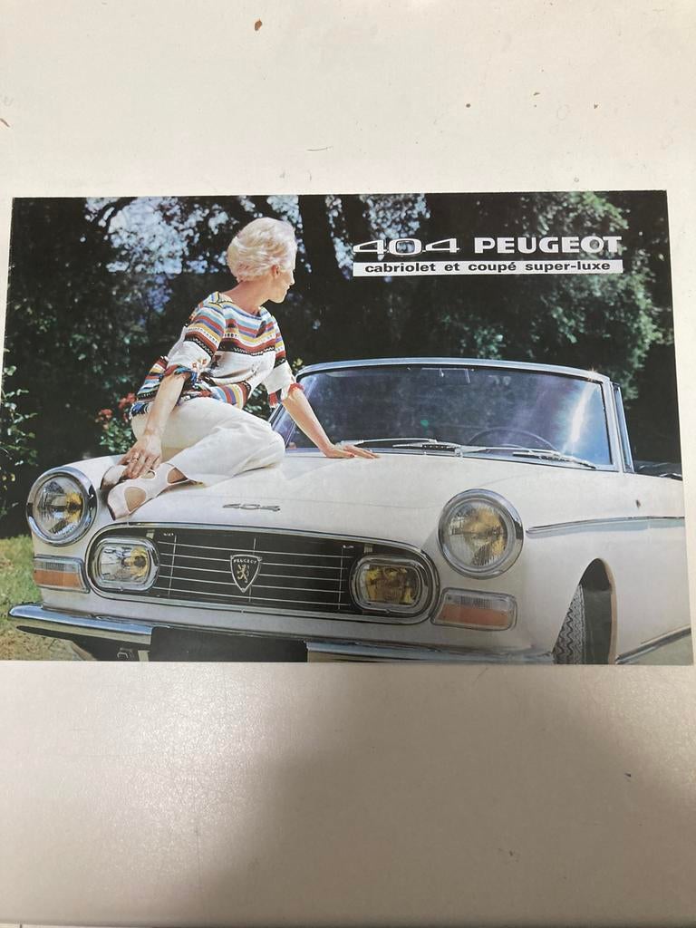Peugeot 404  cabriolet et coupé, Enlèvement ou Envoi, Comme neuf