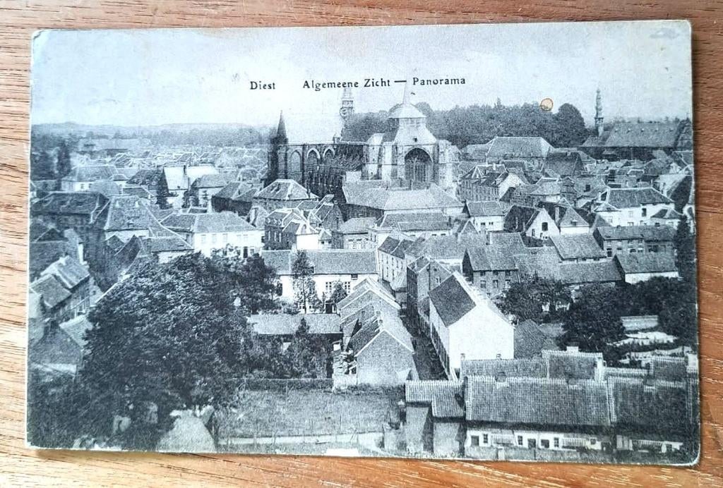 postkaart Diest - Algemene Zicht - Panorama, Ophalen of Verzenden, Gelopen, Vlaams-Brabant