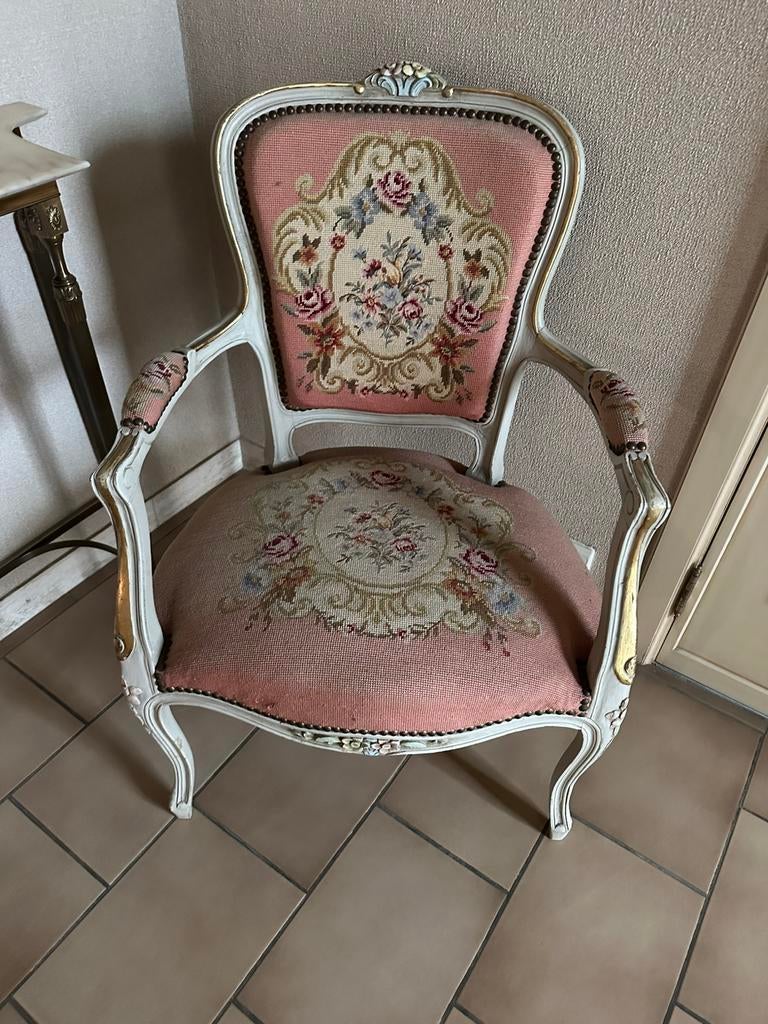 Franse stijlstoel – Louis XV charme, Ophalen