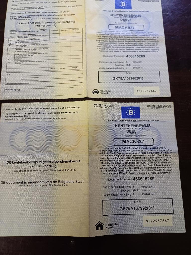 suzuki bandit 400 van '91 documenten, Motos, Enlèvement ou Envoi, Utilisé